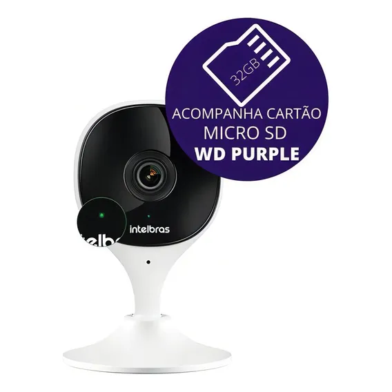 Câmera Mibo Wi-fi Full Hd Imx Intelbras C/ Microsd 32gb Foto 1