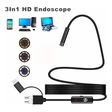 Câmera Sonda Endoscópica 5m Plug Tipo C Micro Usb Android Foto mini 3
