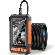 Câmera Sonda Endoscópio Inspeção Cabo 5m Tela LCD Diagnóstico Automotivo Oficina Prova D'água M-C43A Foto  mini 1