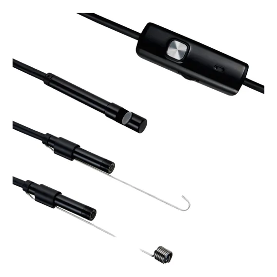 Câmera Sonda Inspeção Endoscópio Android Cabo 5 Metros Foto 1