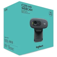 Câmera Webcam Logitech C270 Hd Com 3 Mp Widescreen 720p Cor Preto Foto mini 1