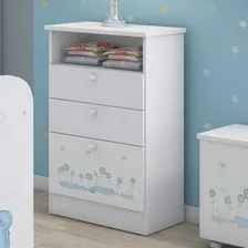 C么moda De Beb锚 2 Gavetas 1 Porta Kids M贸veis Serpil Hj Foto mini 1