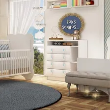 Cômoda De Bebê 4 Gavetas Baby Móveis Percasa Ghwt Foto mini  2
