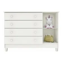 Cômoda Fraldário Bebê Gran Selena Branco Carolina Baby Foto mini 3
