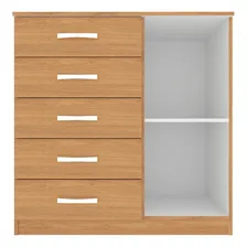 Cômoda Sapateira Evidência Zurique 1 Porta 5 Gavetas Foto mini 4