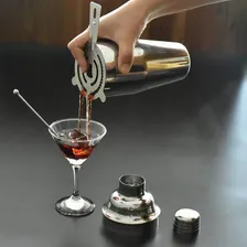 Coador De Coqueteleira Profissional Em Aço Inox Bebidas Foto mini  2