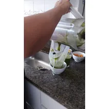 Coador Tecido Voal Para Suco Verde, Leites, Queijo Foto mini  2