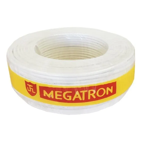 Coaxial 47% Fio Cabo Antena Rolo C/ 100 Metros Megatron Foto 1