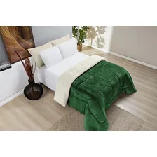Coberdrom Pele Carneiro Sherpa Everest King 01 Peça Verde Foto mini 3