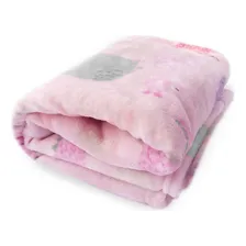 Cobertor Antialergico Bebe Microfibra Manta Menina Macia Foto mini 1