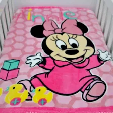 Cobertor De Bebê Jolitex Cobertor Disney Bebê Minnie Foto mini  3