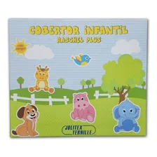 Cobertor Infantil 0,90x1,10 Jolitex Panda No Balanço Azul Foto mini 2