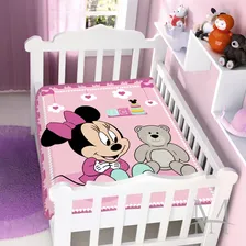 Cobertor Jolitex Infantil Disney Berço Minnie Surpresa Rosa Foto  mini 1