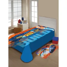 Cobertor Juvenil Rachel Hot Wheels Mattel Jolitex Ternille Foto  mini 1