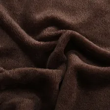 Cobertor Manta Fleece Microfibra Casal Toque Seda Marrom Foto mini 2
