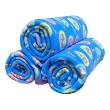 Cobertor Pet Manta Cachorro Gato 100x70cm Kit 3 unidades Patas Fiéis Foto mini 1
