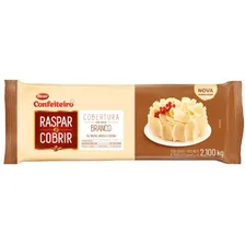 Cobertura Chocolate Branco Confeiteiro Barra 2,1kg - Harald Foto  mini 1