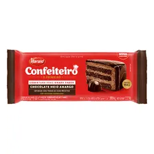 Cobertura Fracionada Chocolate Meio Amargo 1,010kg Harald Foto mini 1