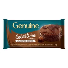 Cobertura Fracionada Genuine chocolate ao leite sem glĂșten 1 kg Foto mini 1