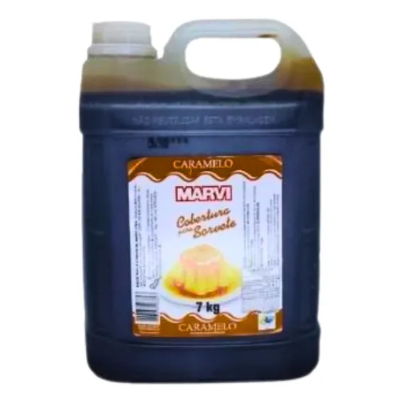 Cobertura P/ Sorvete Caramelo Marvi C/ 7 Kg Foto 1