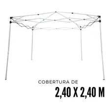 Cobertura tenda praia feira barraca portátil fácil montagem cor branco Importway Foto mini 4