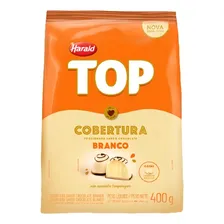 Cobertura Top Fracionada Chocolate Branco em Gotas 400g Harald Foto mini 4