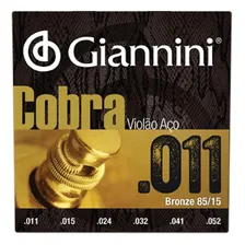 Cobra 011 Encordoamento Giannini Violao Geeflk Bronze Foto mini 4