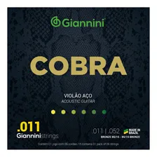 Cobra 011 Encordoamento Giannini Violao Geeflk Bronze Foto mini 1