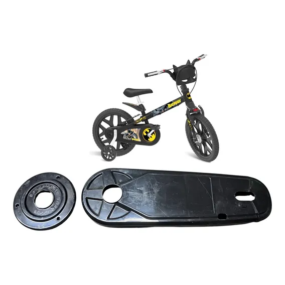 Cobre Corrente Para Bicicleta Aro 14 Bandeirante Cor Preto Foto 1