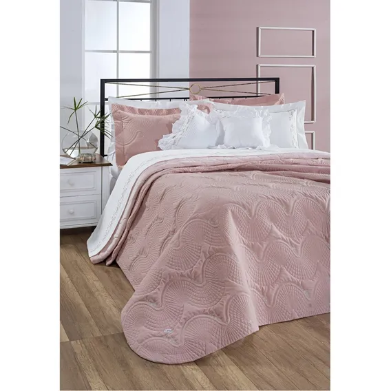 Cobre Leito Colcha Super King Lisse 3 Peças Percal 200 Fios Foto 1