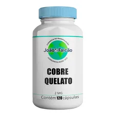 Cobre Quelato 2mg 120 Cápsulas Sabor Natural Foto mini 1