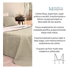 Cobreleito Plaza Lavive Casal 03 Peças Dupla Face Bege Fendi Foto mini 3