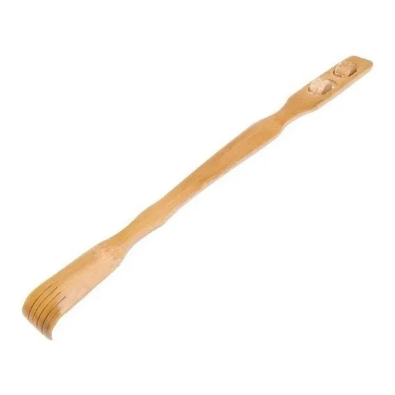 Coçador De Bambu(mãozinha) Cor Bege Foto 1