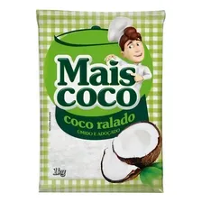 Coco Ralado Úmido Adoçado Mais Coco Pacote 1 Kilo Foto  mini 1