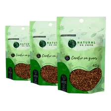 Coentro Em Grãos Premium Kit 3 Sabor Com Aroma Intenso 40g Foto  mini 1