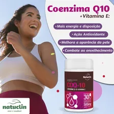 Coenzima Q 10 + Vit E Suplemento P/ Disposição Energia 2un Sabor Sem sabor Foto mini 3