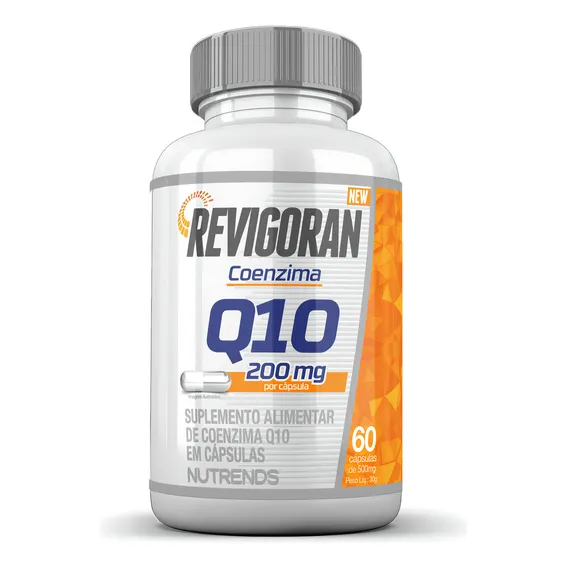 Coenzima Q10 Coq10 200mg 60 Cápsulas Nutrends Foto 1