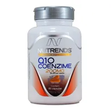 Coenzima Q10 Coq10 200mg 60 Cápsulas Nutrends Foto mini  2
