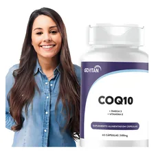 Coenzima Q10 + Ômega 3 + Vitamina E 500mg - Gevitan 60cps Sabor Sem Sabor Foto  mini 1