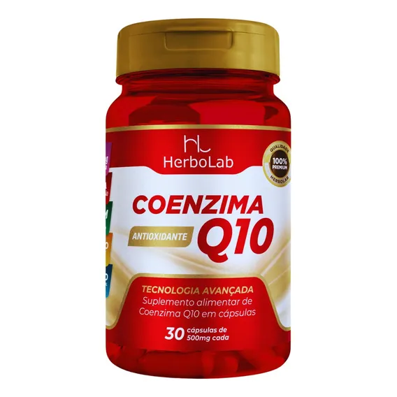 Coenzima Q10 Ubiquinona 100 Mg De Coenzima Q10 Em 1 Cápsula Foto 1