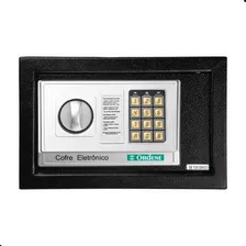 Cofre Abertura Eletrônica Chaves De Emergência Armas Ordene Cor Preto Foto mini  2