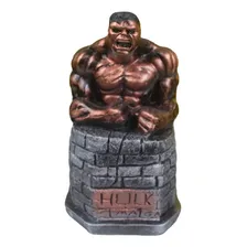 Cofre Cofrinho Hulk De Gesso Decoração Foto  mini 1