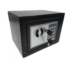 Cofre Eletr么nico Digital Senha Ou Chave 23x17x17cm Cor Preto Foto mini 3