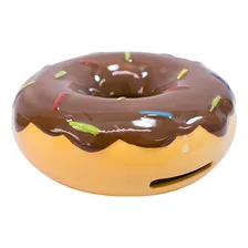 Cofre Porta Moeda En 3d Rosquinha Chocolate 13.5cm Donut Foto mini 4