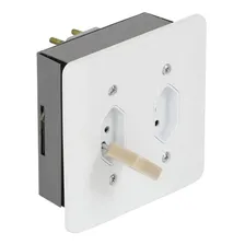 Cofre Tomada De Embutir Pequeno Vertical Cor Cinza Foto mini 4