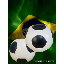 Cofrinho Cofre Pequeno Bola De Futebol Ceramica Foto mini 3