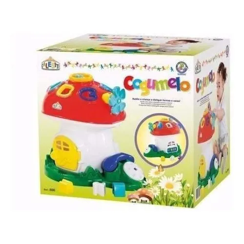 Cogumelo Didático - Calesita 806 Cor Branca Foto 1