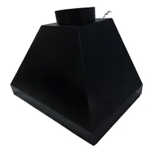 Coifa Churrasqueira Pintura Eletrostatica Preto 76x53x52 Foto  mini 1