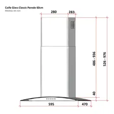 Coifa Franke Glass Classic Parede 60cm Inox 220v Cozinha Foto mini 4