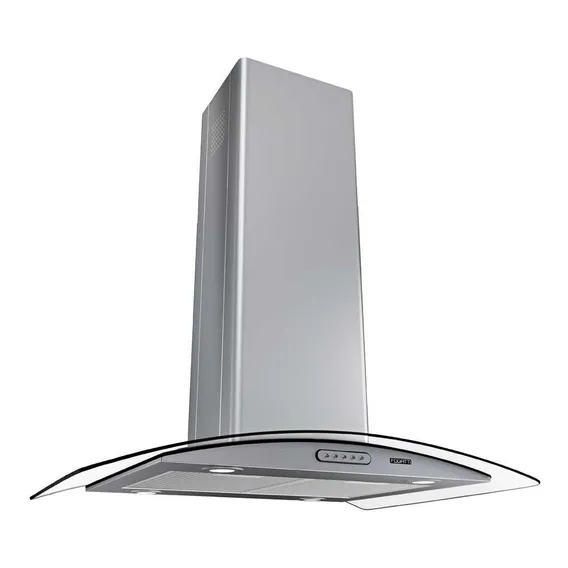 Coifa Ilha 75cm Vidro Curvo Fogatti Inox 110V Foto 1
